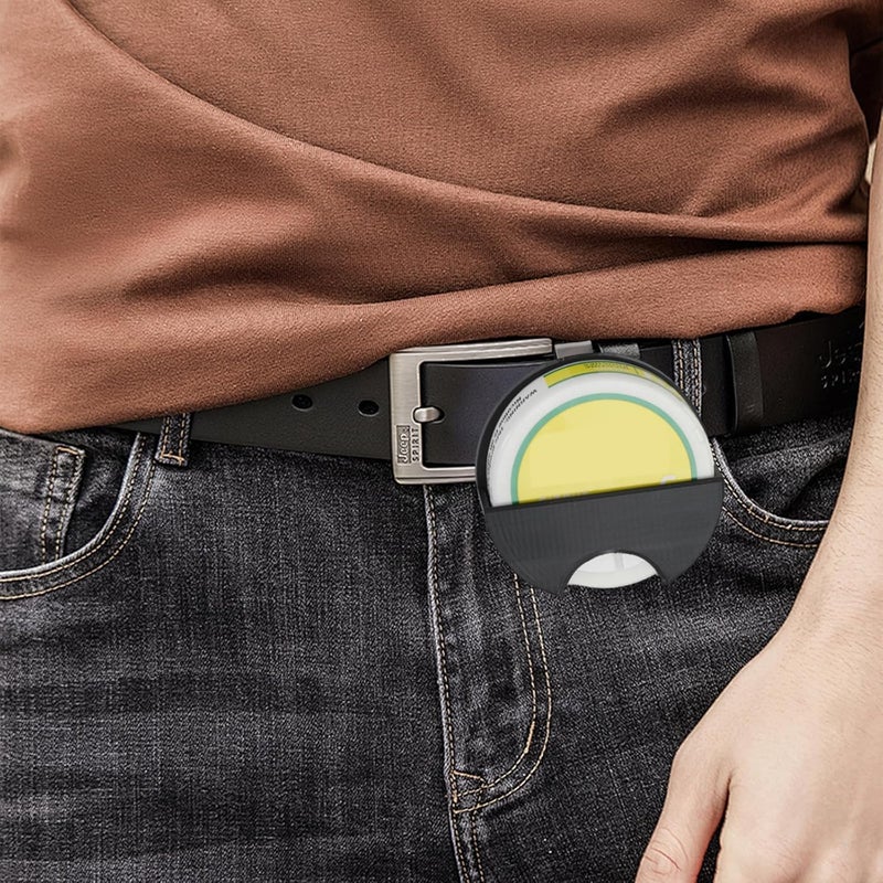 VUNDO Holster Clip to Belt or Car Sun Visor Compatible with Zyn Tins, Pouch Can Holder for Car & Belt, Great Gift for Pouch Users, 3D Printed Process, High-Temperature Resistant Materials (Black) - Image 5